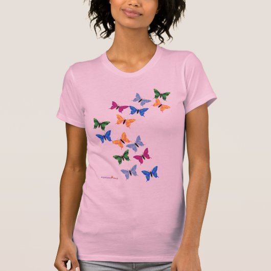 蝶渦巻 Tシャツ (正面)