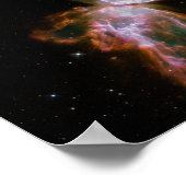 蝶状星雲の宇宙写真 ポスター (角)