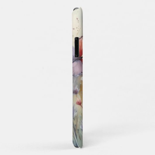 蝶独占的花春電話ケース Case-Mate iPhoneケース (裏面/右)