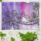 蝶猫 キッチンタオル (折り畳み)