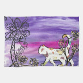 蝶猫 キッチンタオル (横)