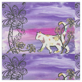 蝶猫 ファブリック