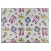 蝶王女パターン カッティングボード (正面)