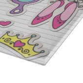 蝶王女パターン カッティングボード (角)