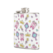 蝶王女パターン フラスク (左)