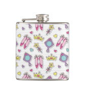 蝶王女パターン フラスク (正面)