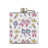 蝶王女パターン フラスク (裏面)