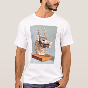 蝶番を付けられた顎とのAnubisの頭部、 Tシャツ