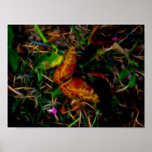 蝶白熱［赤熱］光を放つ ポスター (正面)