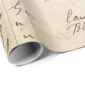 蝶短命なもののDecoupageの紙 ラッピングペーパー (ロールコーナー)