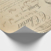 蝶短命なもののDecoupageの紙 ラッピングペーパー (角)