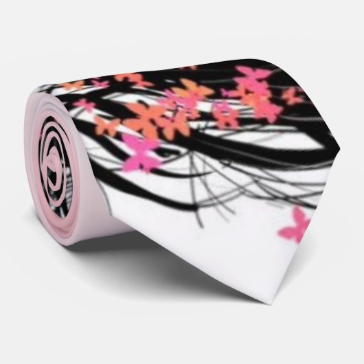 蝶破損のタイ ネクタイ (ロール)