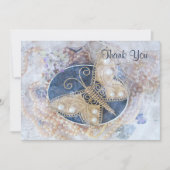 蝶結婚のブライダル白金ゴールドエレガント (正面)