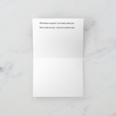 蝶絵を描の空白の ノートカード (内部)
