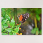 蝶絵を描様。 ジグソーパズル (横)