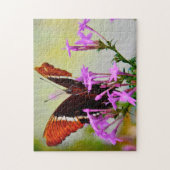 蝶絵を描様。 ジグソーパズル (縦)
