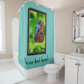 蝶絵画虫 シャワーカーテン (インサイチュ)