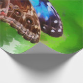 蝶絵画虫 ラッピングペーパー (角)