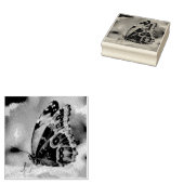 蝶絵画虫 ラバースタンプ (押印)