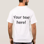 蝶絵画虫 Tシャツ (裏面)