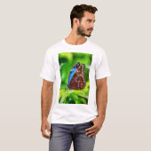 蝶絵画虫 Tシャツ (正面フル)