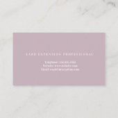 蝶美しいまつげサロン名刺 名刺 (裏面)