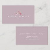 蝶美しいまつげサロン 名刺 (正面/裏面)