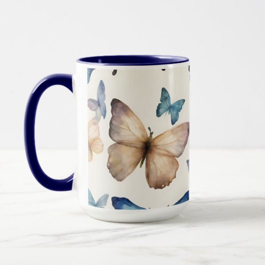 蝶美しい マグカップ (左)