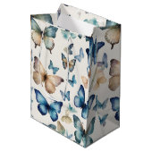 蝶美しい ミディアムペーパーバッグ (正面アングル)