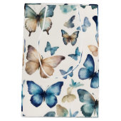 蝶美しい ミディアムペーパーバッグ (裏面)