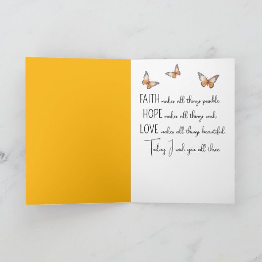 蝶考えの瓶 カード (内部)