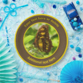 蝶自然アートパーソナライズされたパーティー ペーパープレート (パーティー)