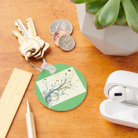 蝶自然 キーホルダー