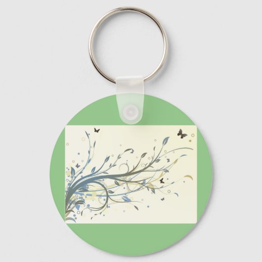 蝶自然 キーホルダー (正面)