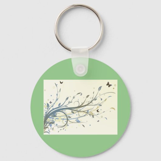 蝶自然 キーホルダー (裏面)