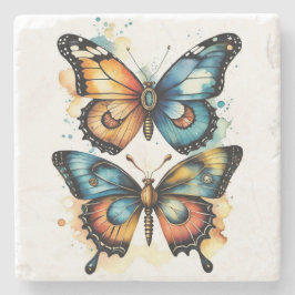 蝶自然 ストーンコースター