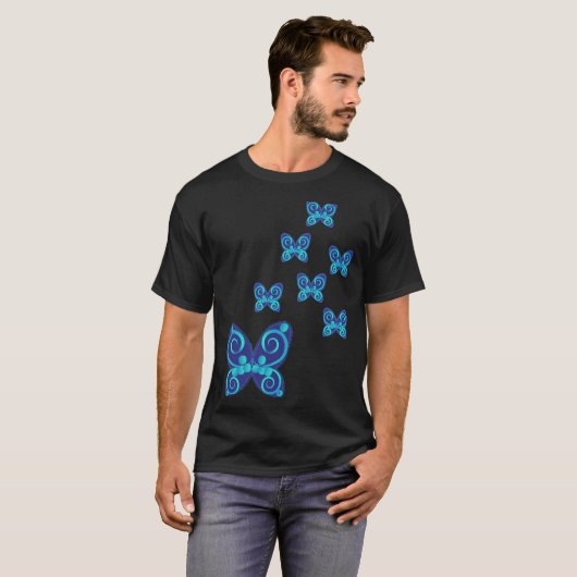 蝶自然 Tシャツ (正面フル)
