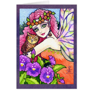 蝶花のアンハワード著妖精のファンタジーカード