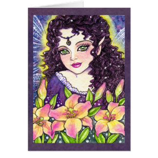 蝶花のアンハワード著妖精のファンタジーカード