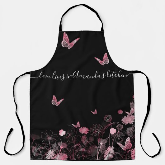 蝶花の畑 エプロン (正面)