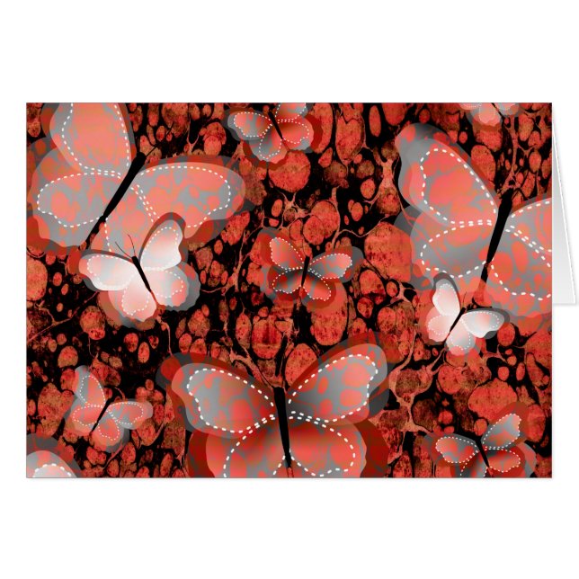 蝶花の花のオレンジモモの灰色 (正面横)