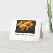 蝶花グリーティングカード シーズンカード (裏面)