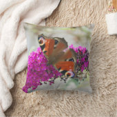 蝶花 クッション (ブランケット)