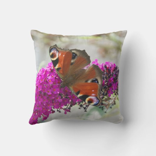 蝶花 クッション (裏面)