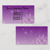 蝶花 名刺 (正面/裏面)