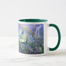 蝶芸術のマグのユニコーン マグカップ