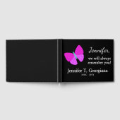 蝶芸術的葬・メモリアル客書 ゲストブック (全面)