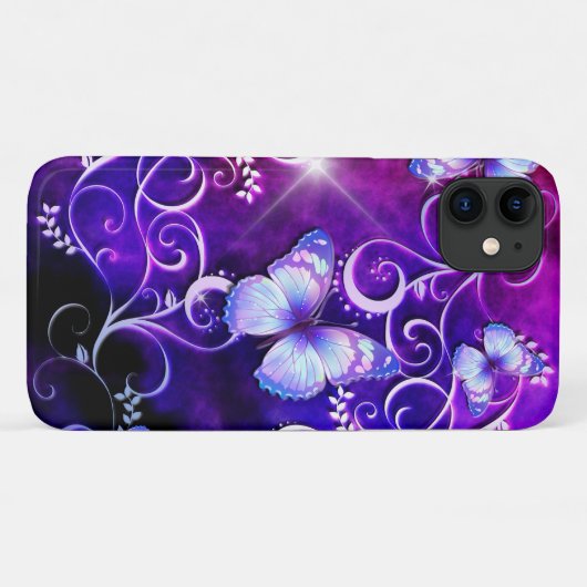 蝶芸術3のSpeckの場合 Case-Mate iPhoneケース (裏面(横))