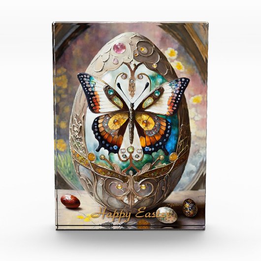 蝶華美のイースター卵 フォトブロック (正面)