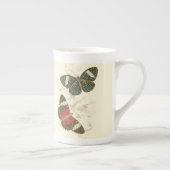 蝶葉付きセピカラフルア ボーンチャイナマグカップ (右)